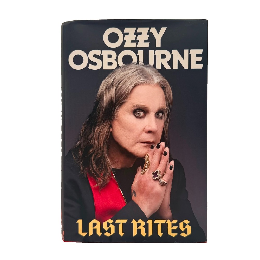 Ozzy Osbourne Last Rites Hardcover Book Memoir Autobiography Black Sabbath 2025